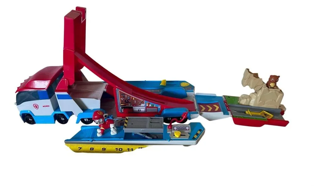 PAW Patrol PAW Patroller Transforming Toy Rescue Truck with Pup Figure Marshall